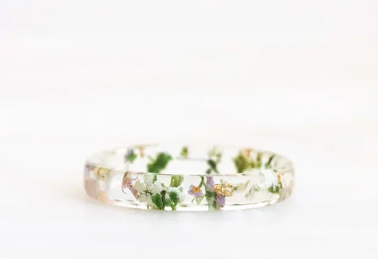 Thin Band Resin Ring